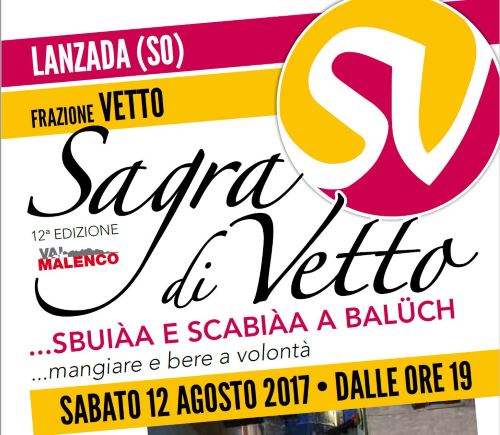 La Sagra di  Vetto : Dodicesima (12) Edizione